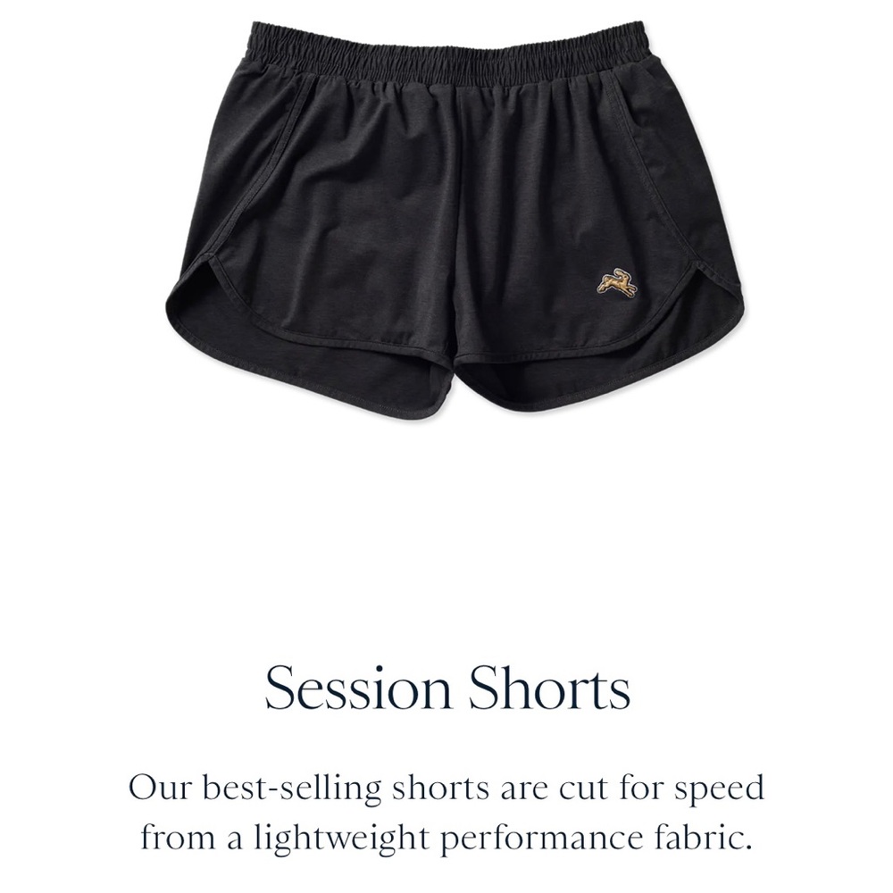 Tracksmith Session Run Training Shorts in Charcoal Gray  - XS